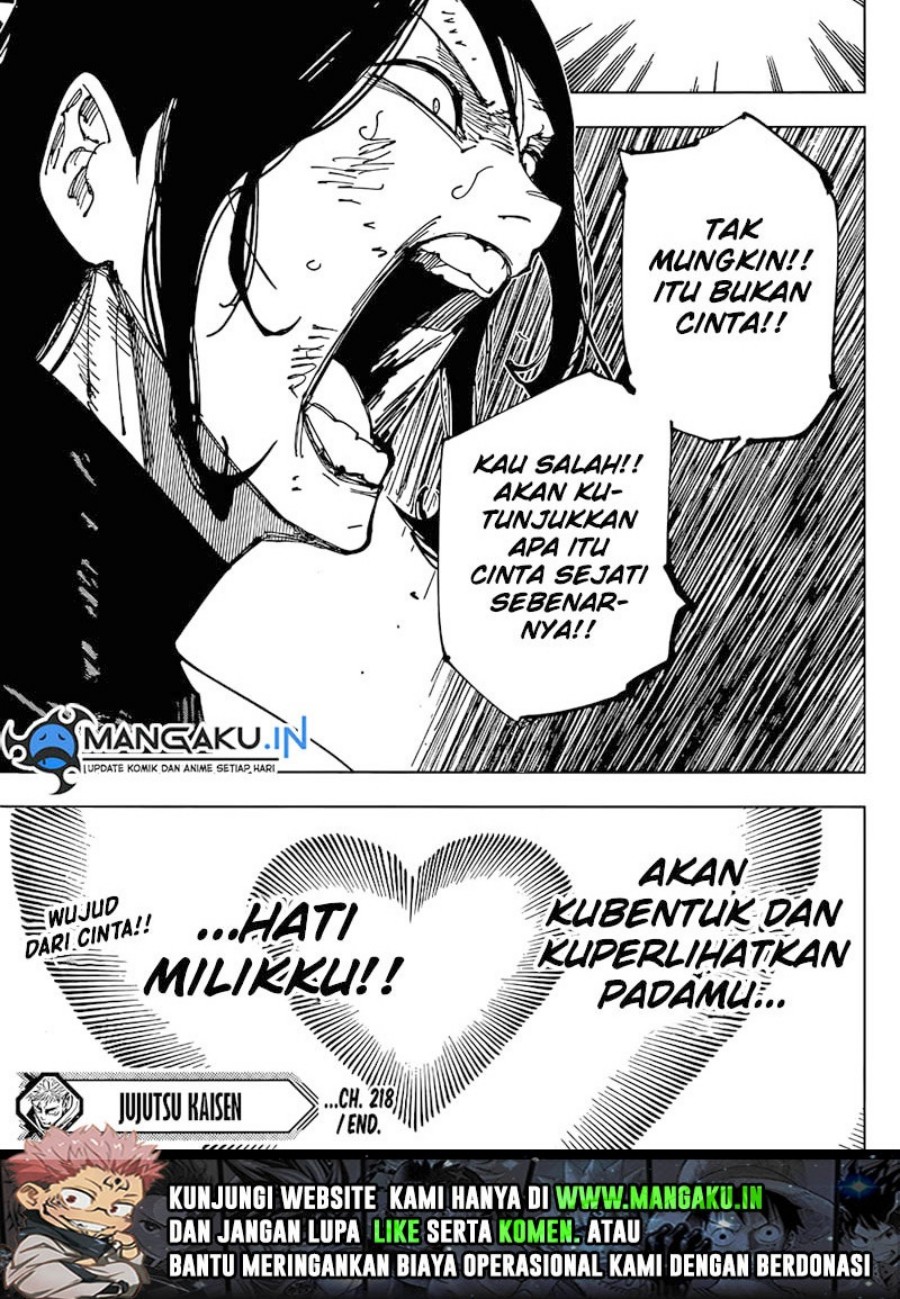 Jujutsu Kaisen Chapter 218 Bahasa Indonesia