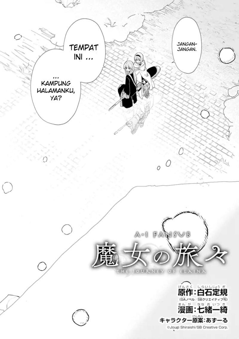 Majo no Tabitabi Chapter 15.1 Bahasa Indonesia