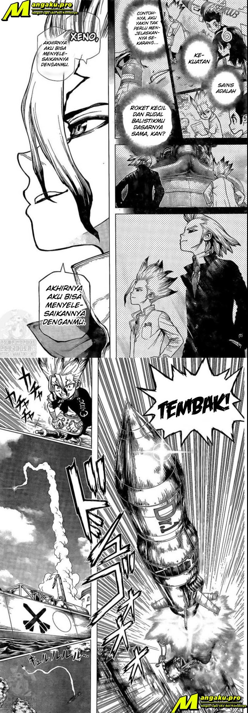 Dr. Stone Chapter 203 Bahasa Indonesia
