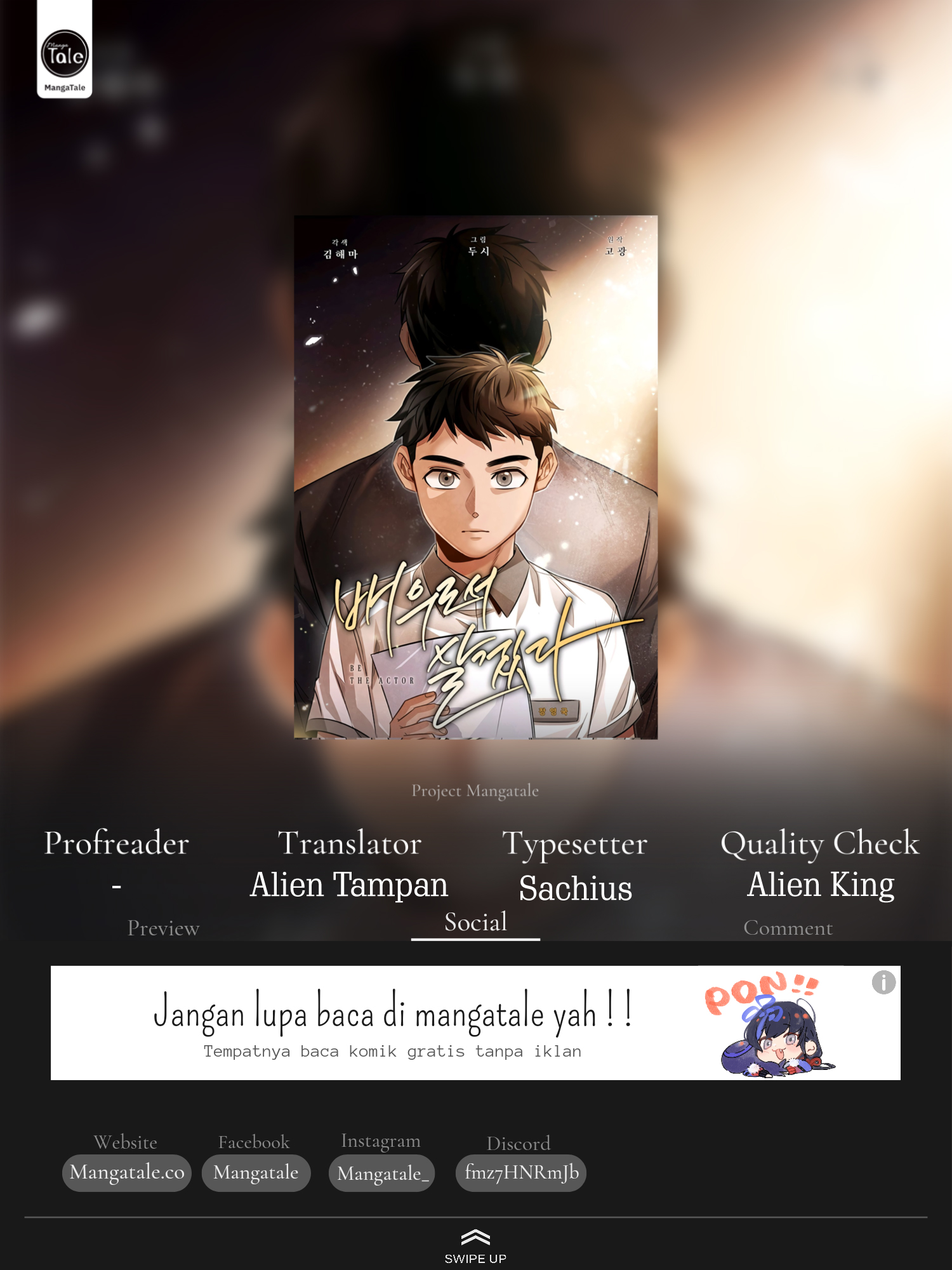 Be The Actor Chapter 28 Bahasa Indonesia