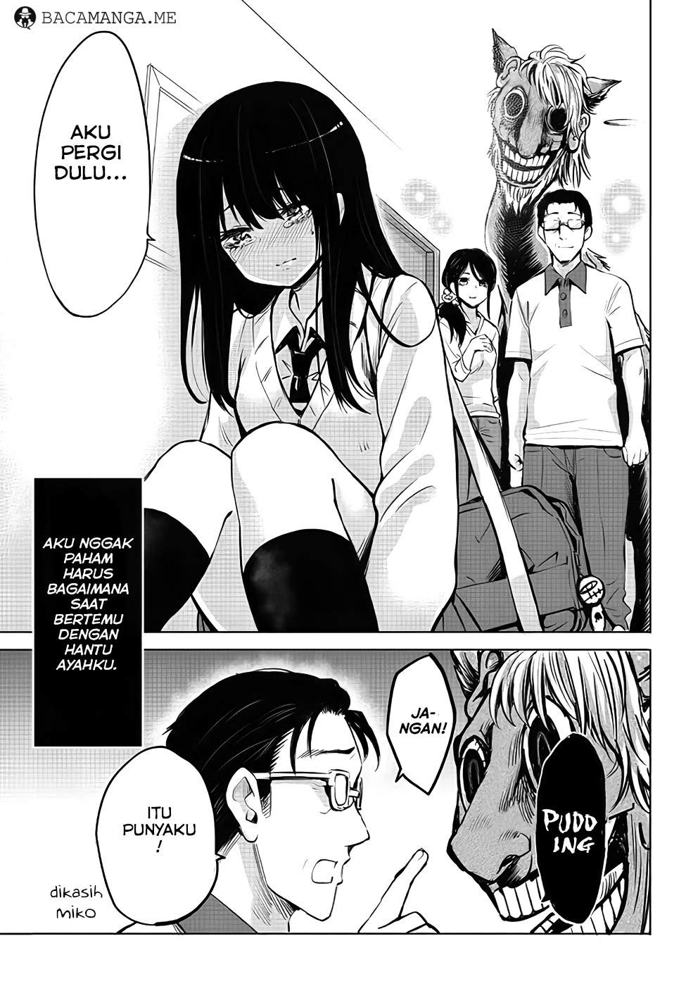 The Girl Who See It (Mieruko-chan) Chapter 09 Bahasa Indonesia