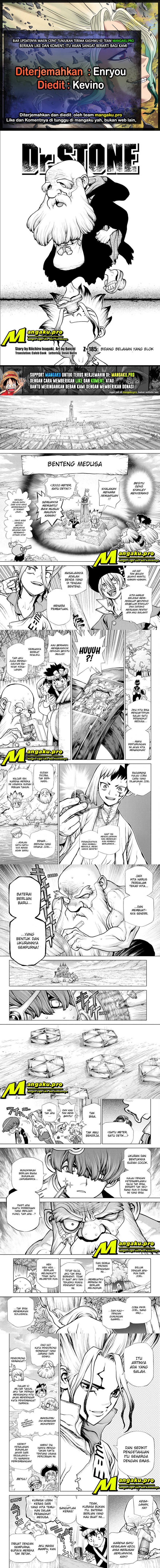 Dr. Stone Chapter 185 Bahasa Indonesia