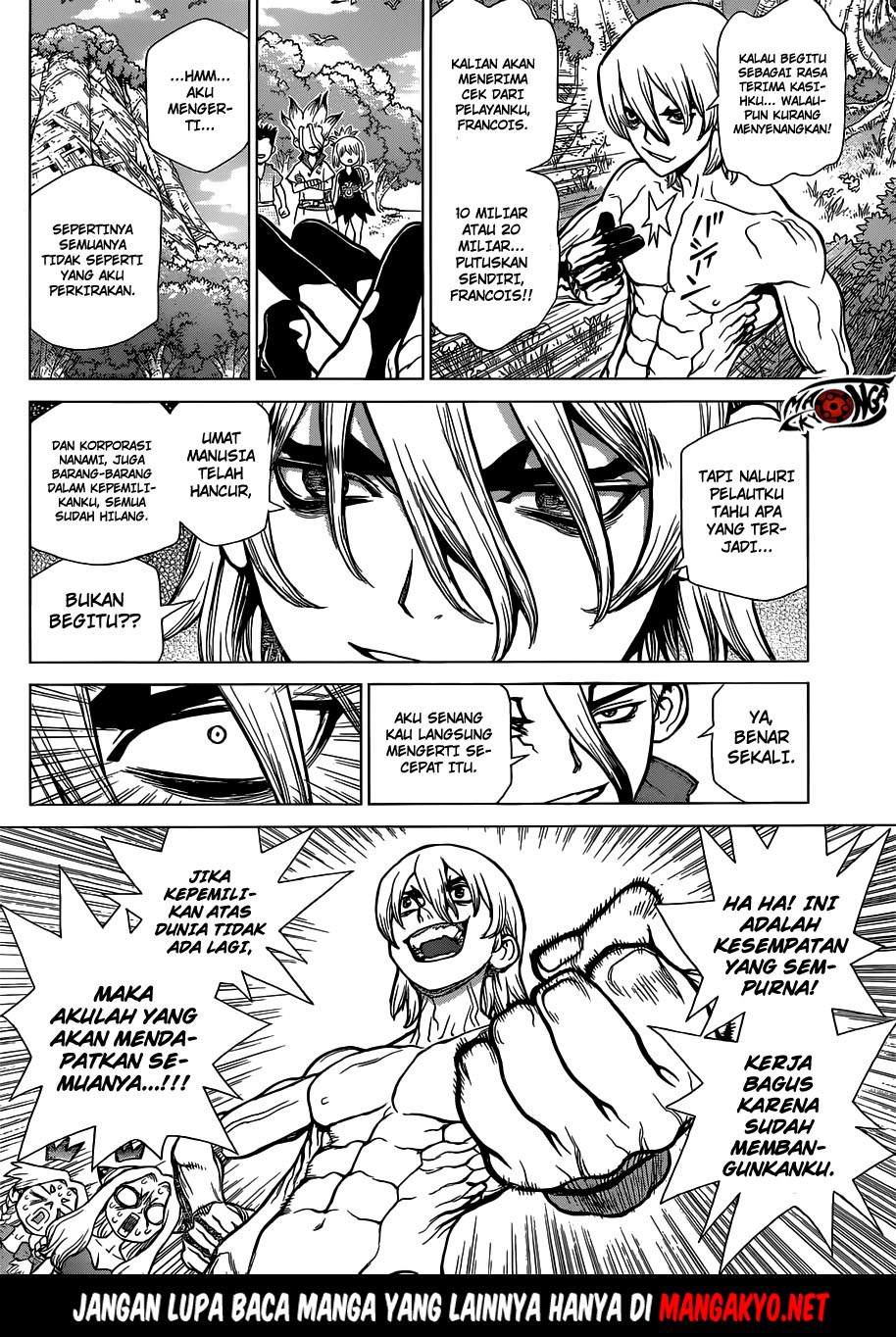 Dr. Stone Chapter 85 Bahasa Indonesia