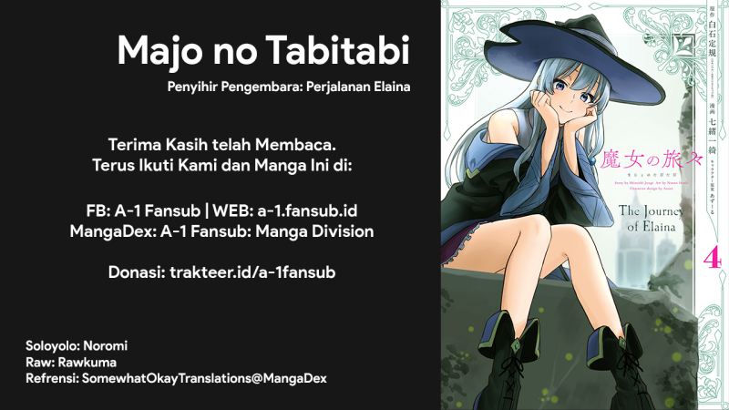 Majo no Tabitabi Chapter 15.1 Bahasa Indonesia