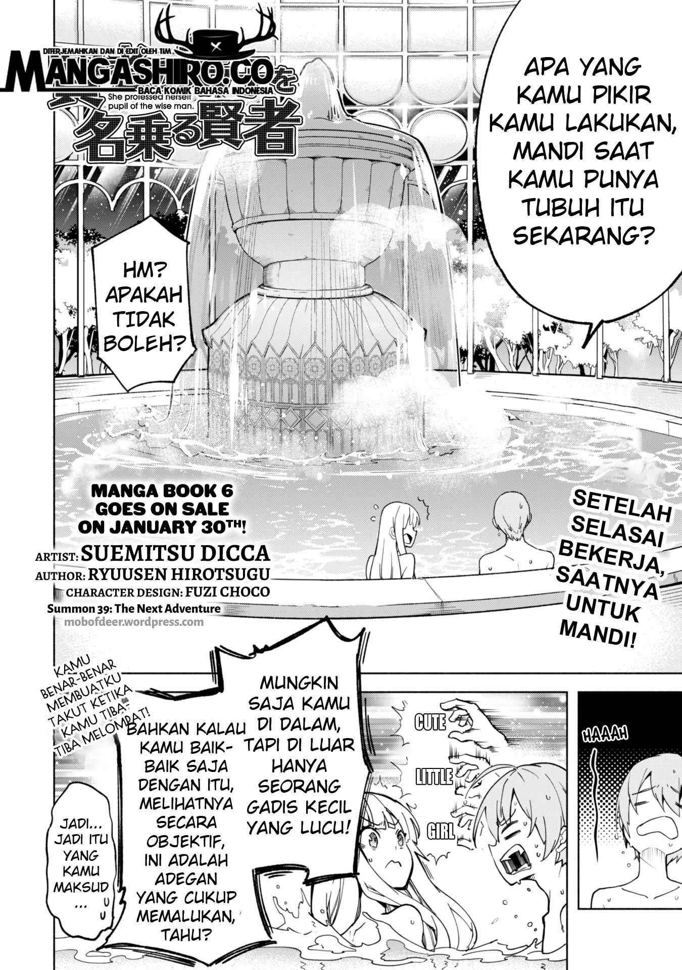 Kenja no Deshi wo Nanoru Kenja The Comic Chapter 39 Bahasa Indonesia