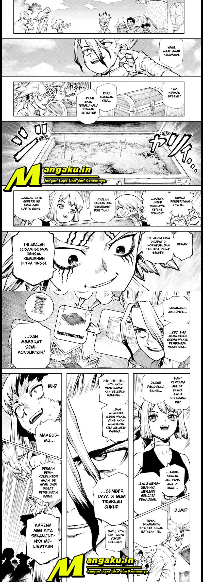 Dr. Stone Chapter 232.3 Bahasa Indonesia