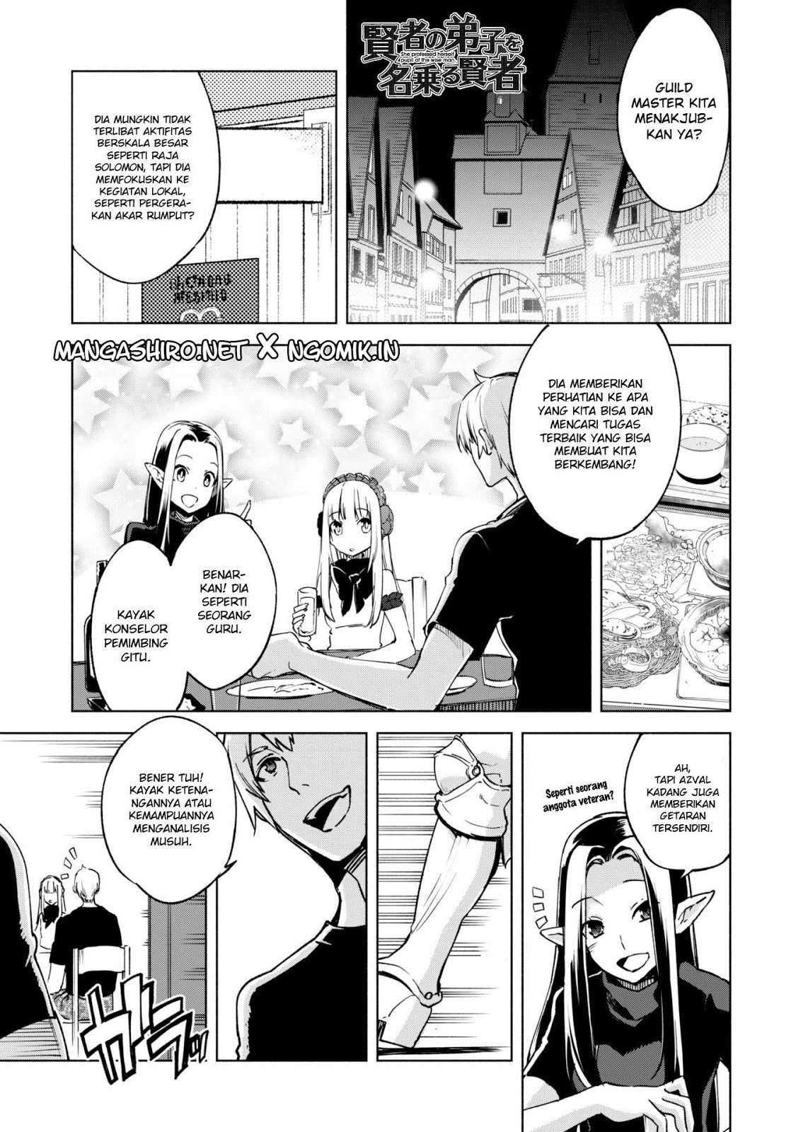 Kenja no Deshi wo Nanoru Kenja The Comic Chapter 21 Bahasa Indonesia