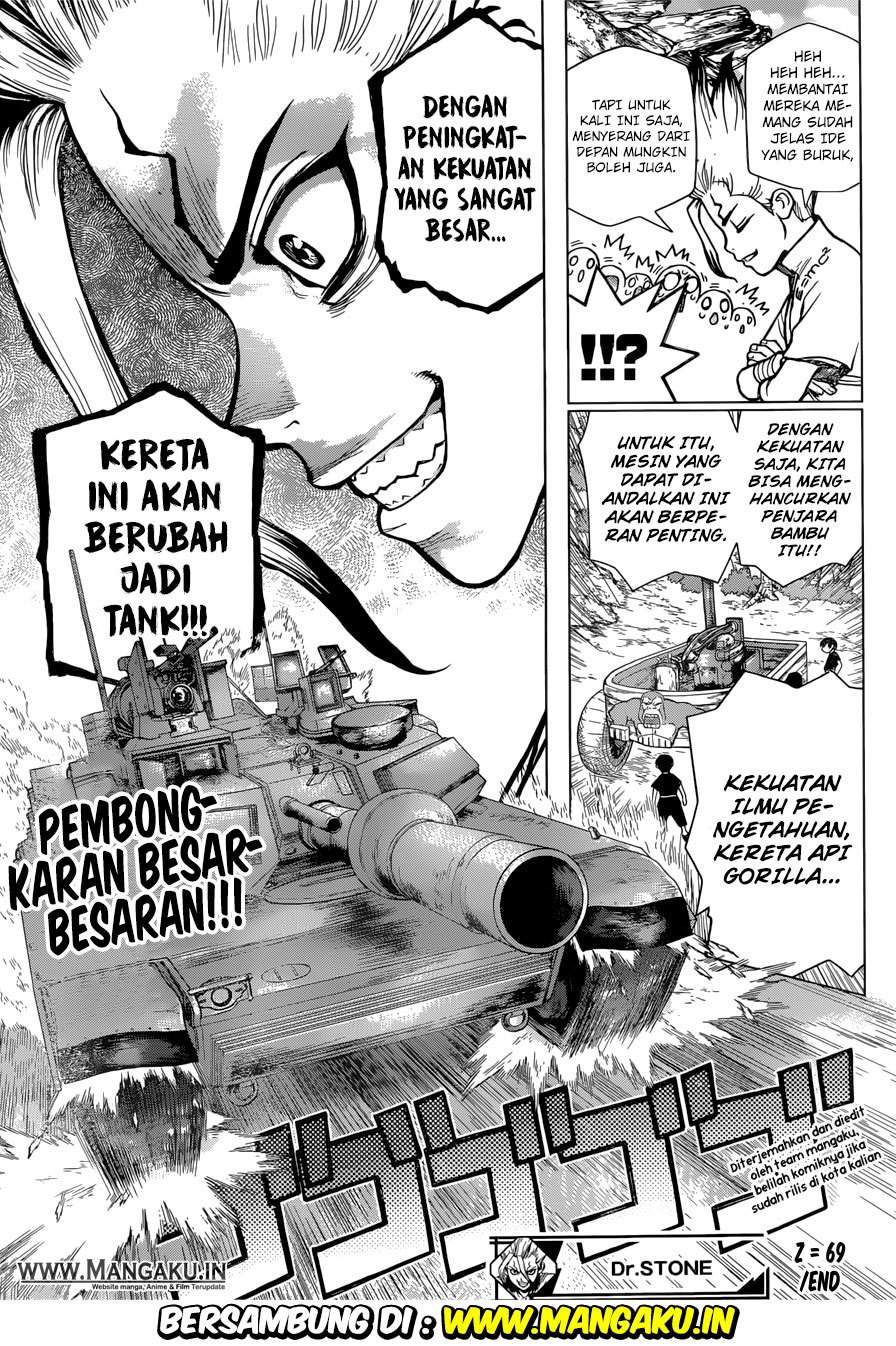 Dr. Stone Chapter 69 Bahasa Indonesia