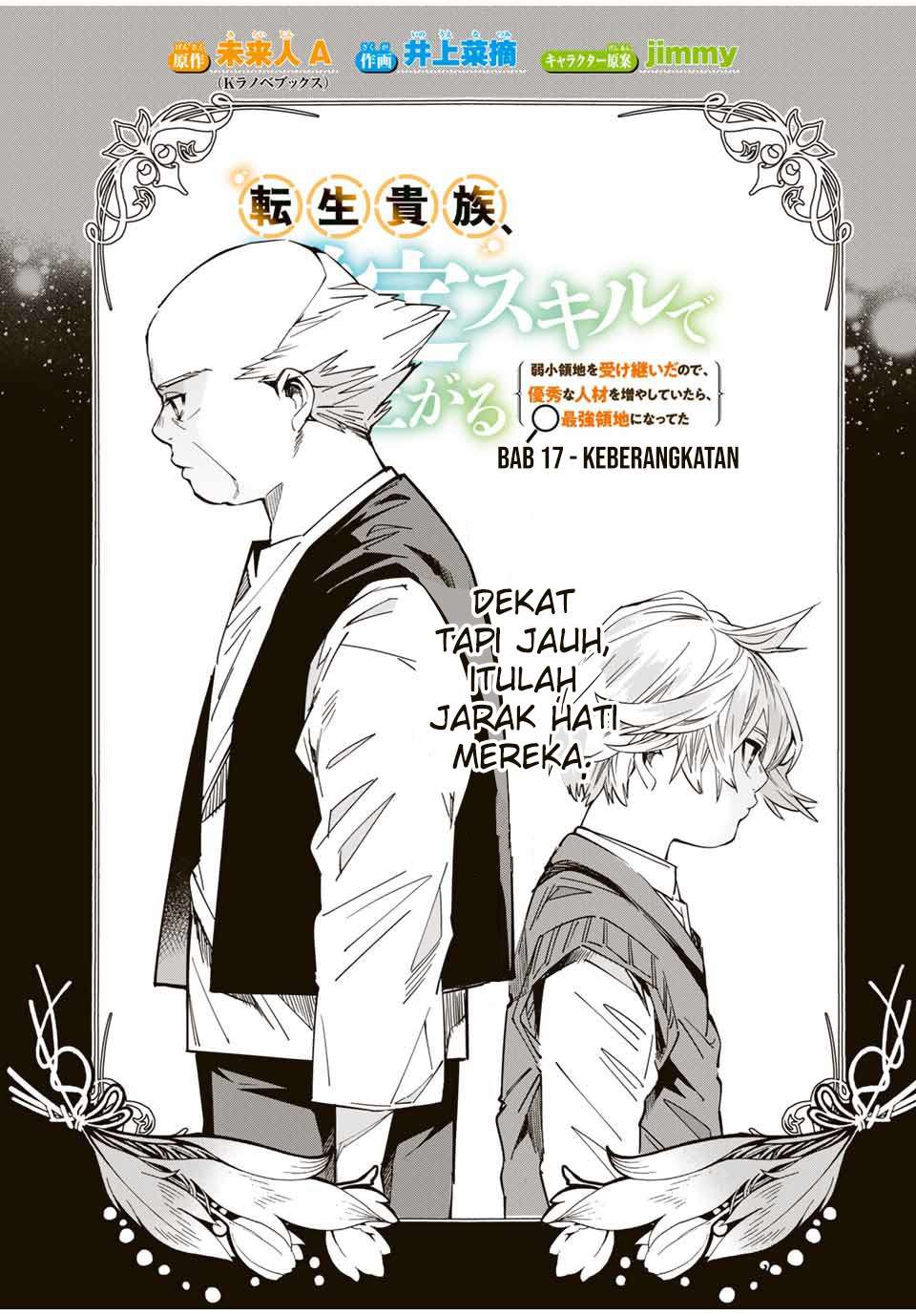 Reincarnated as an Aristocrat with an Appraisal Chapter 17 Bahasa Indonesia