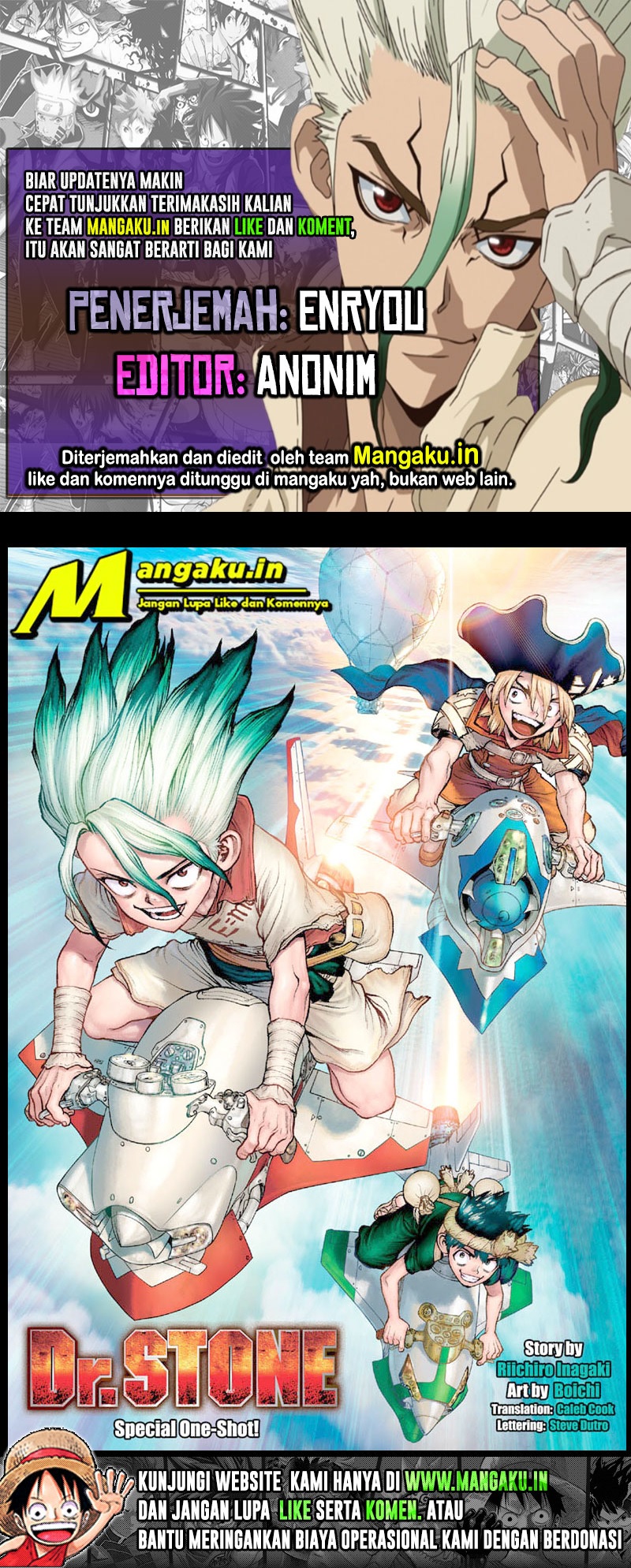 Dr. Stone Chapter 232.2 Bahasa Indonesia