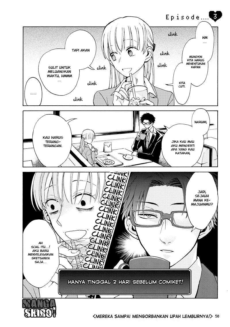 Wotaku ni Koi wa Muzukashii Chapter 03 Bahasa Indonesia