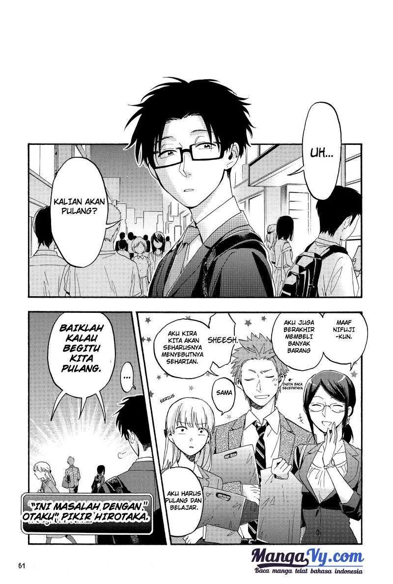 Wotaku ni Koi wa Muzukashii Chapter 18 Bahasa Indonesia