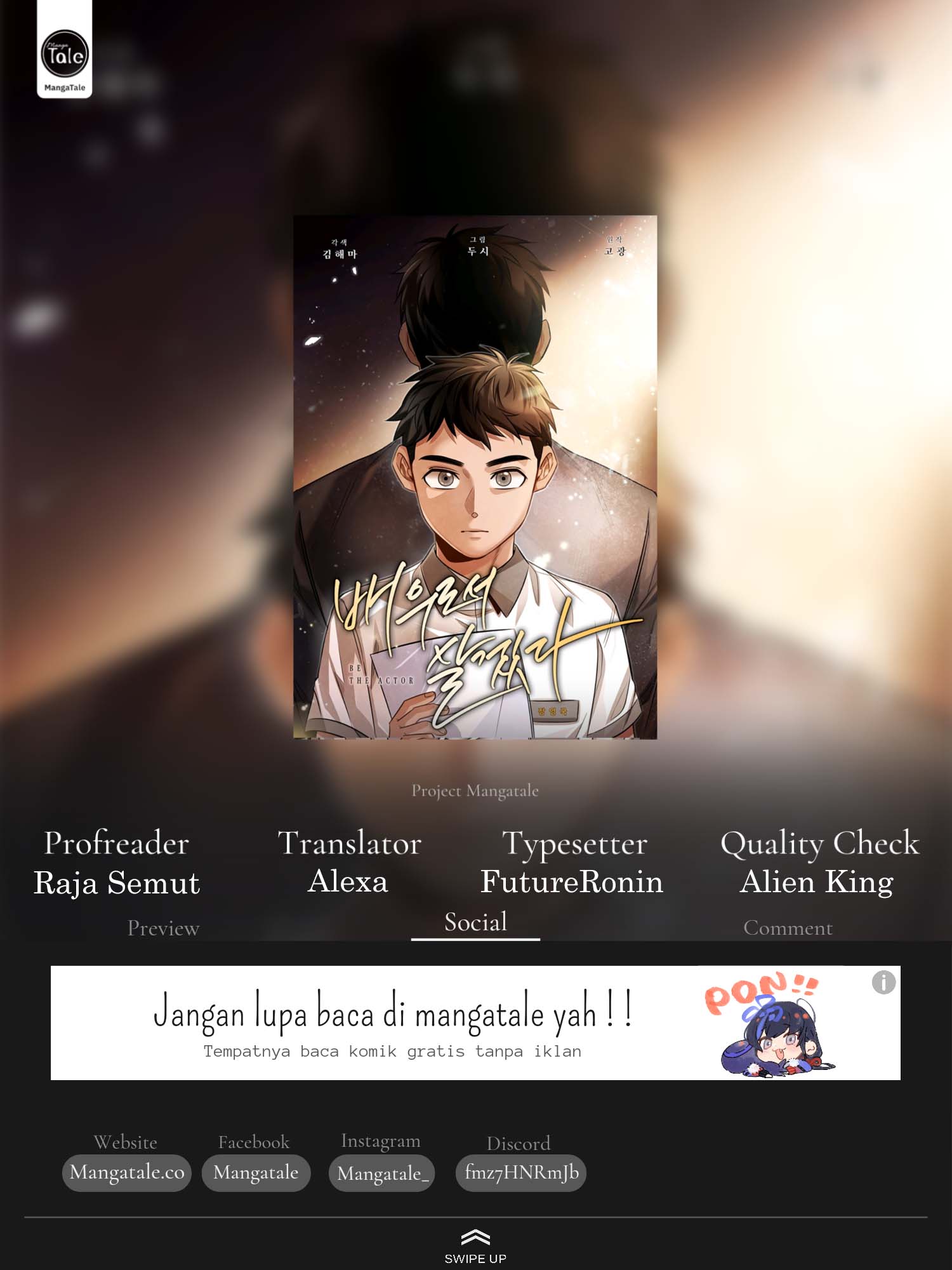 Be the Actor Chapter 27 Bahasa Indonesia