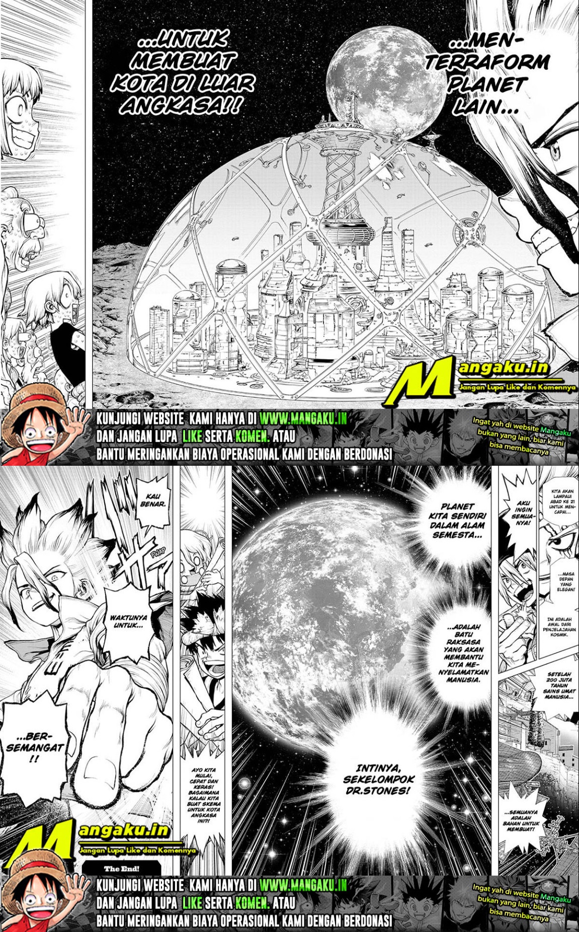 Dr. Stone Chapter 232.3 Bahasa Indonesia