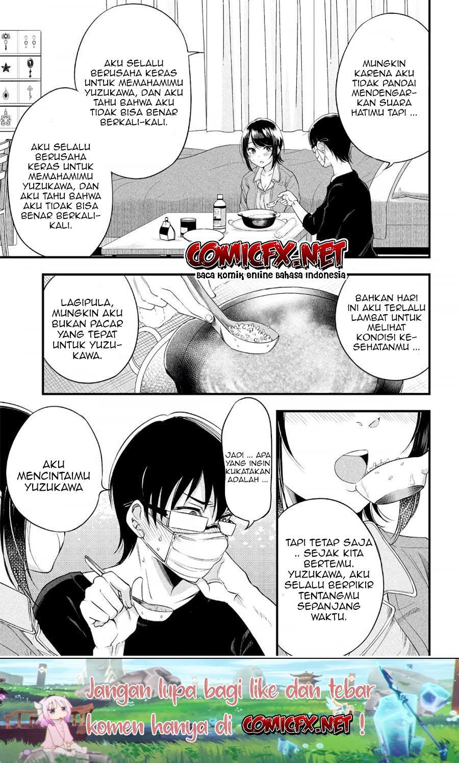 Yuzukawa-san wa, Sasshite Hoshii. Chapter 09 Bahasa Indonesia