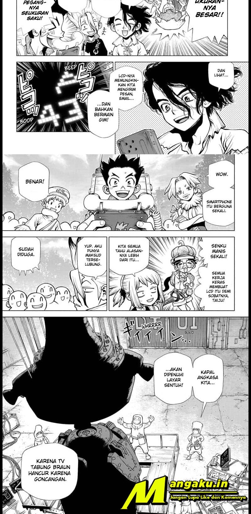 Dr. Stone Chapter 222 Bahasa Indonesia