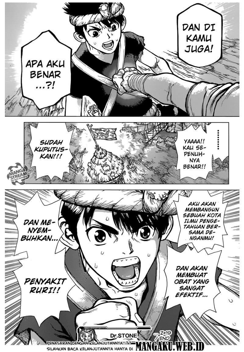 Dr. Stone Chapter 19 Bahasa Indonesia