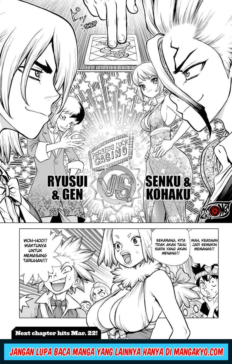 Dr. Stone Chapter 143 Bahasa Indonesia