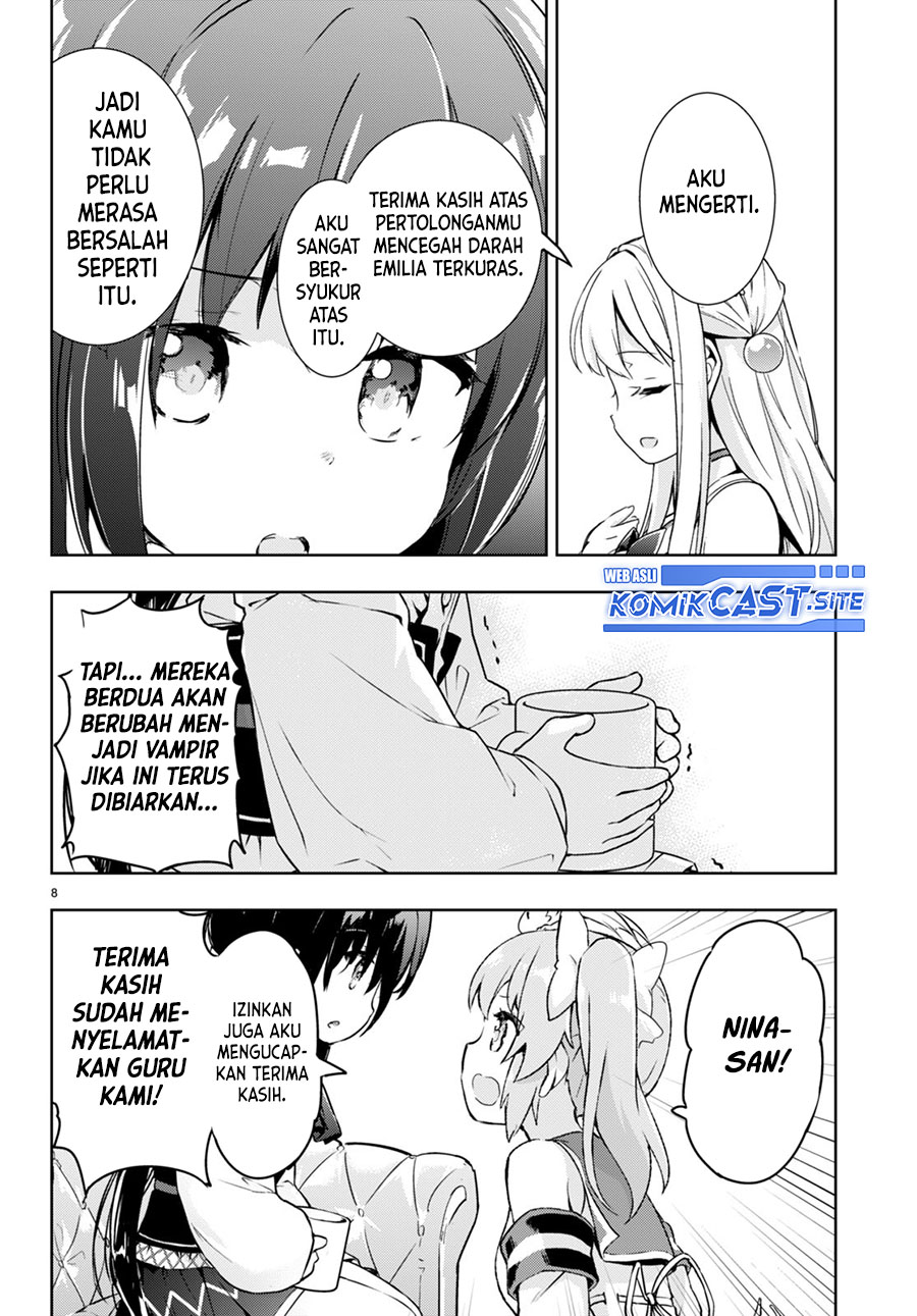 Kenshi o Mezashite Nyugaku Shitanoni Maho Tekisei 9999 Nandesukedo!? Chapter 50 Bahasa Indonesia