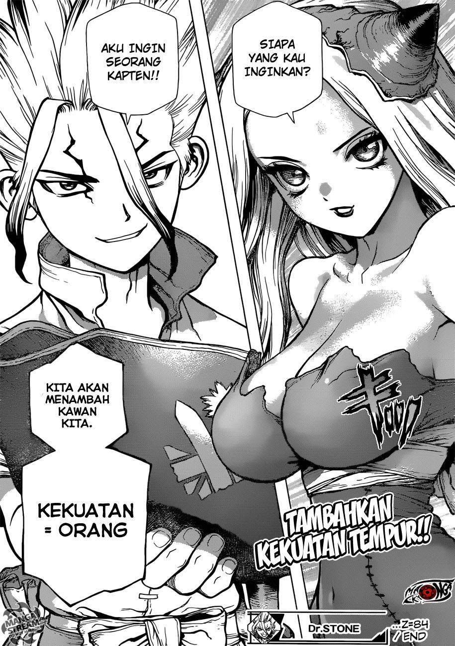 Dr. Stone Chapter 84 Bahasa Indonesia