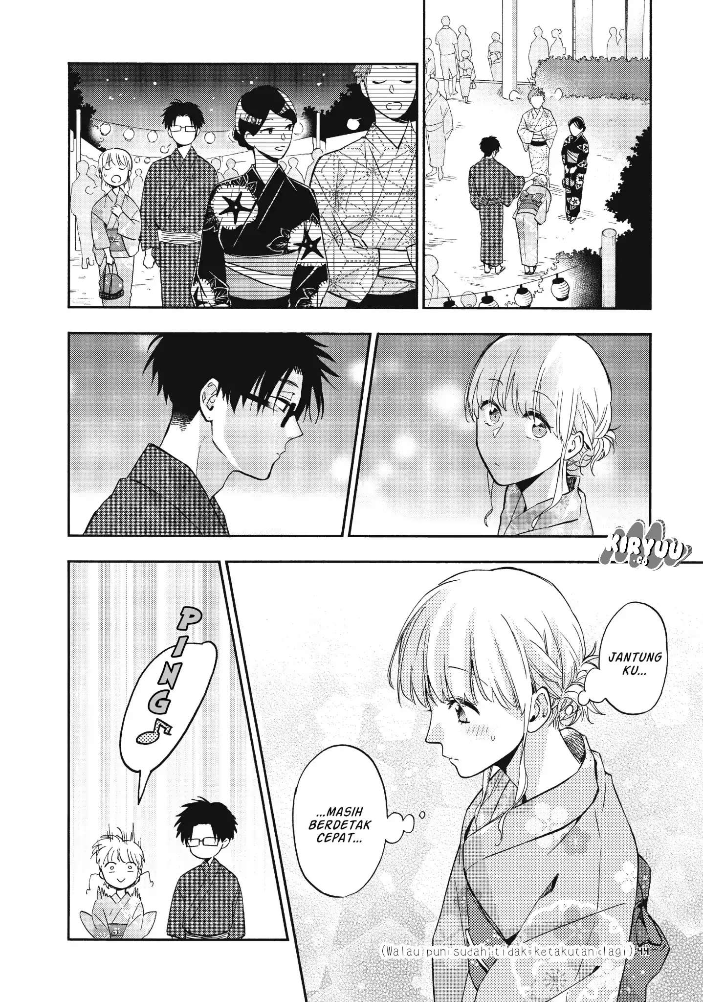 Wotaku ni Koi wa Muzukashii Chapter 34 Bahasa Indonesia