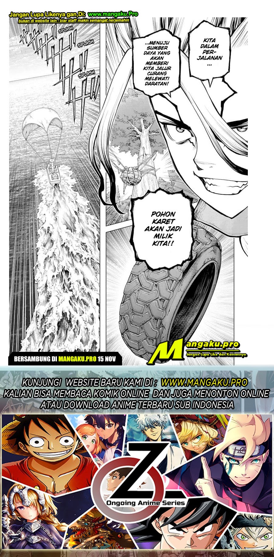 Dr. Stone Chapter 173 Bahasa Indonesia