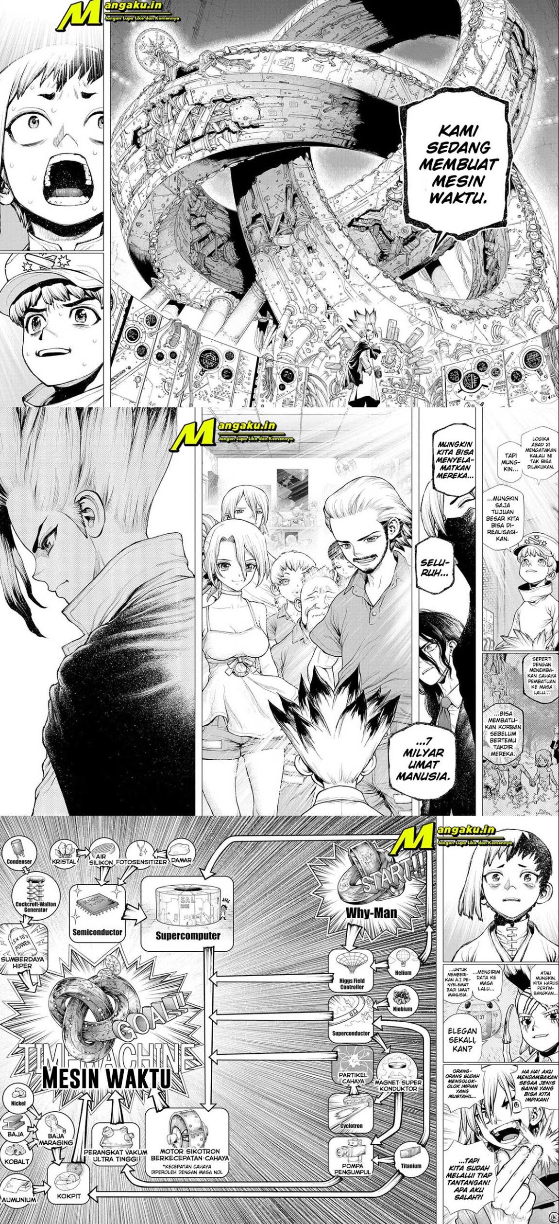 Dr. Stone Chapter 232 end Bahasa Indonesia