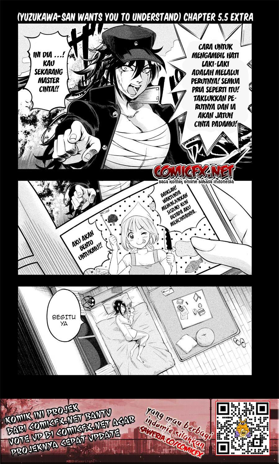 Yuzukawa-san wa, Sasshite Hoshii. Chapter 05.5 Bahasa Indonesia