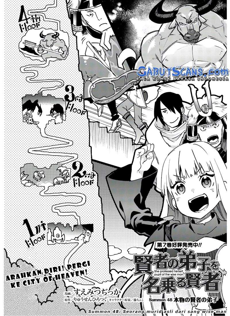 Kenja no Deshi wo Nanoru Kenja The Comic Chapter 48 Bahasa Indonesia