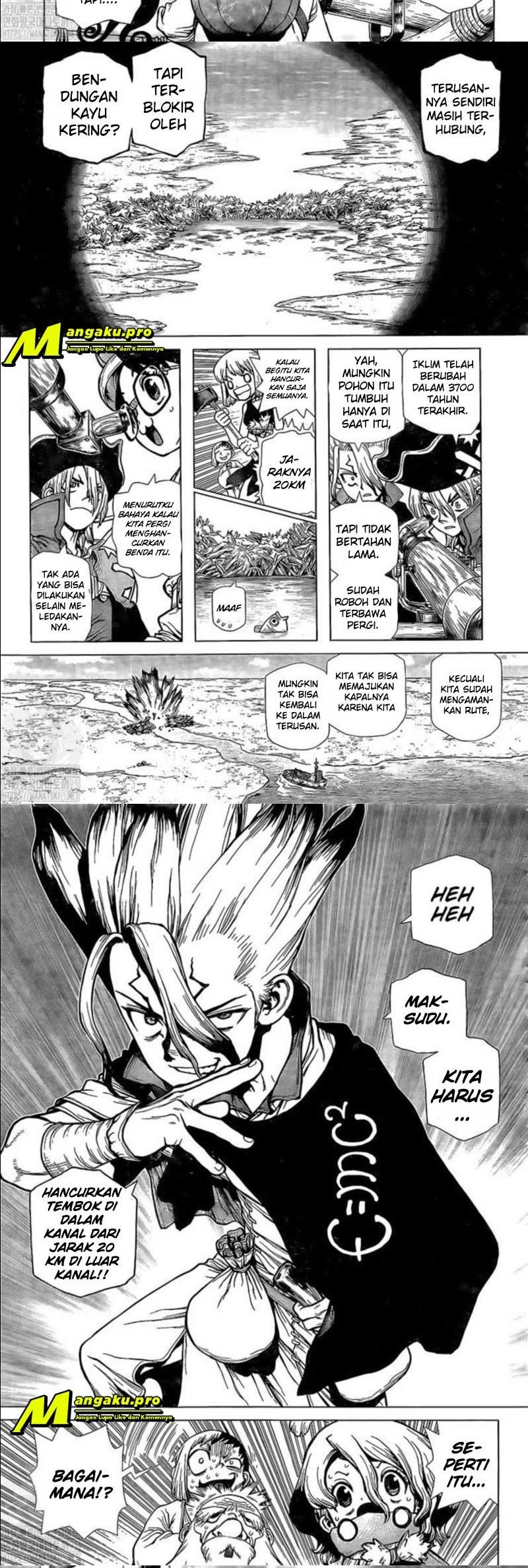 Dr. Stone Chapter 203 Bahasa Indonesia