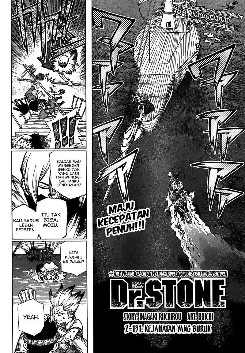 Dr. Stone Chapter 131 Bahasa Indonesia