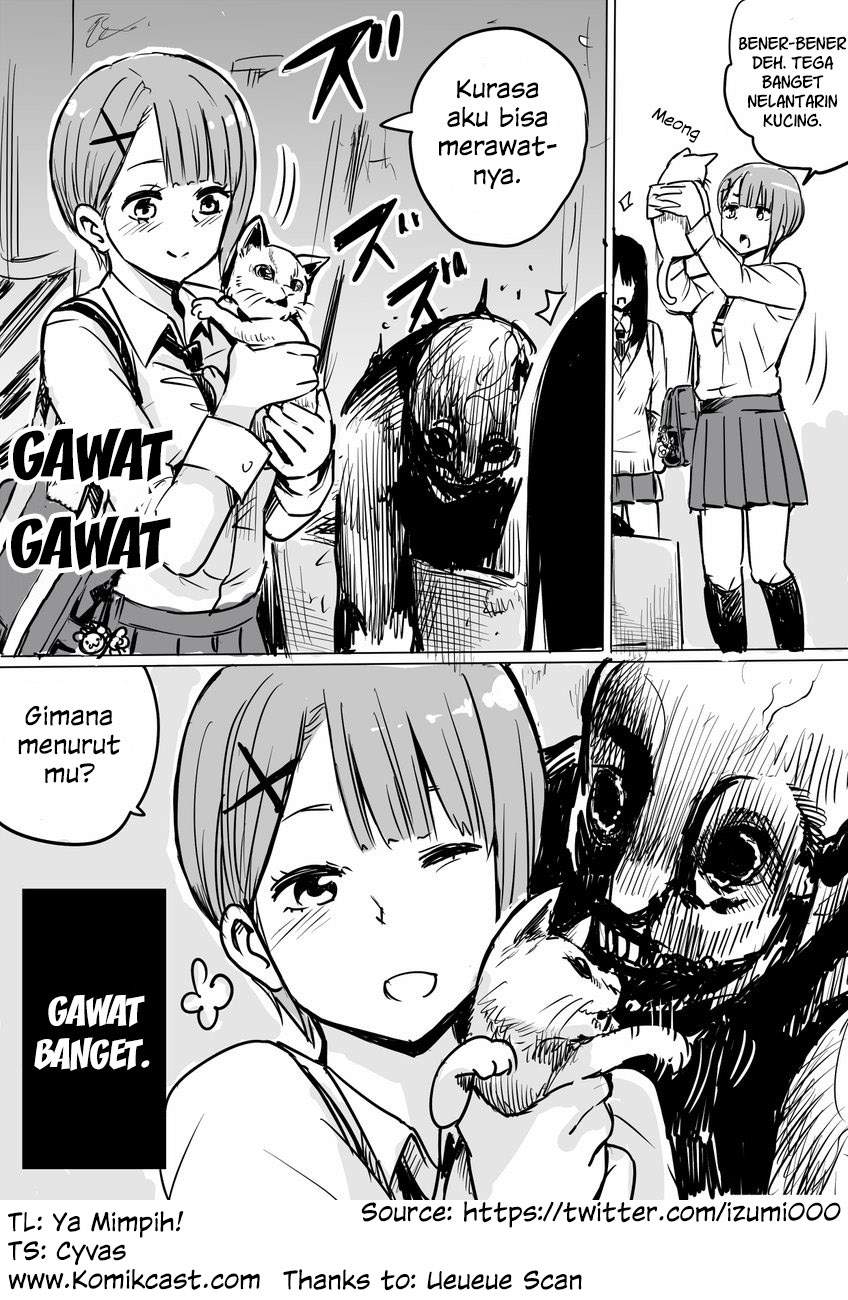 The Girl Who See It (Mieruko-chan) Chapter 04 Bahasa Indonesia