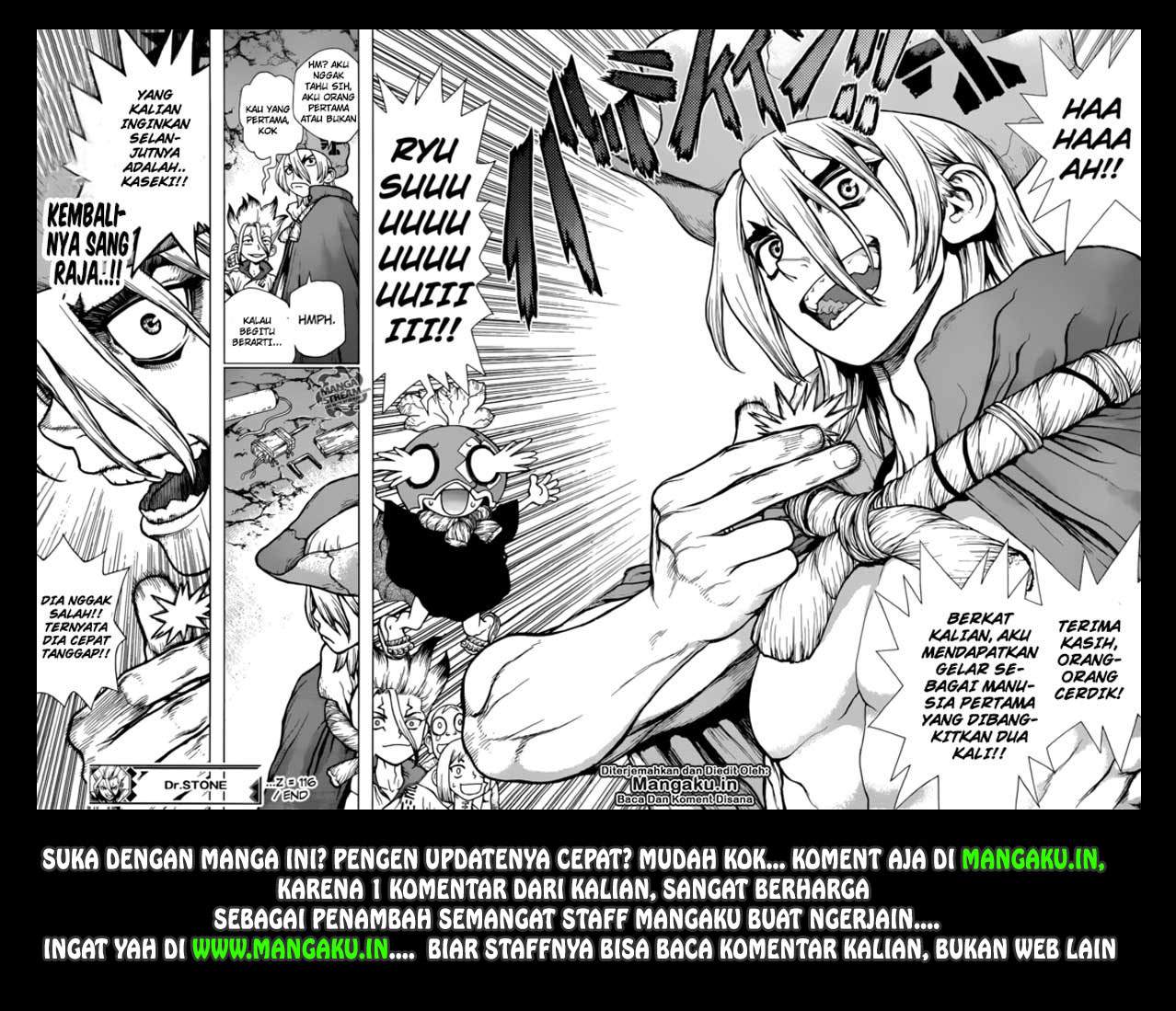 Dr. Stone Chapter 116 Bahasa Indonesia