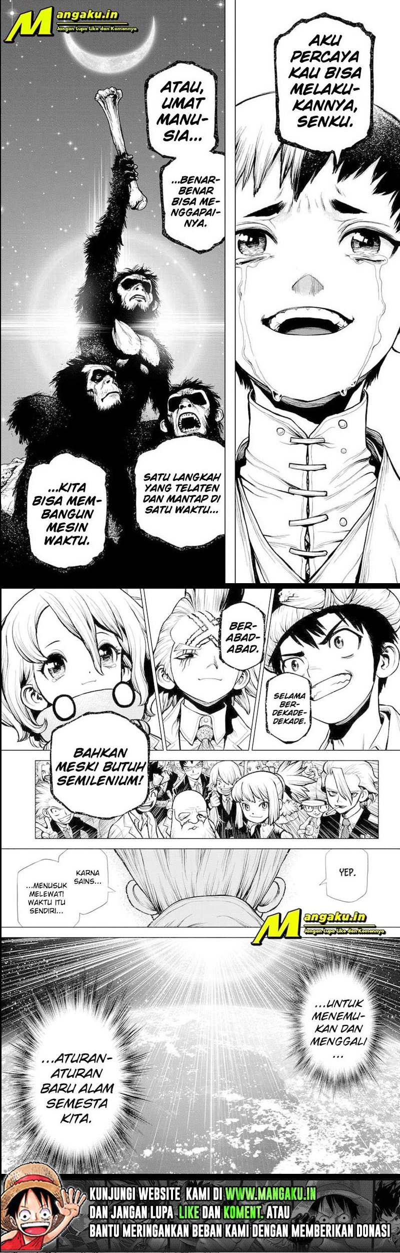 Dr. Stone Chapter 232 end Bahasa Indonesia