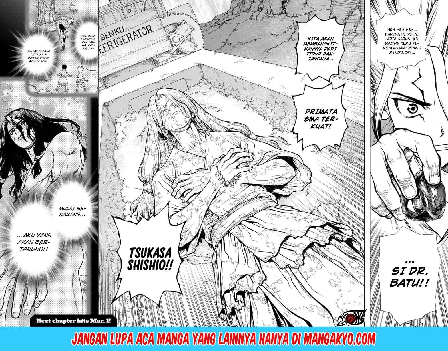 Dr. Stone Chapter 140 Bahasa Indonesia