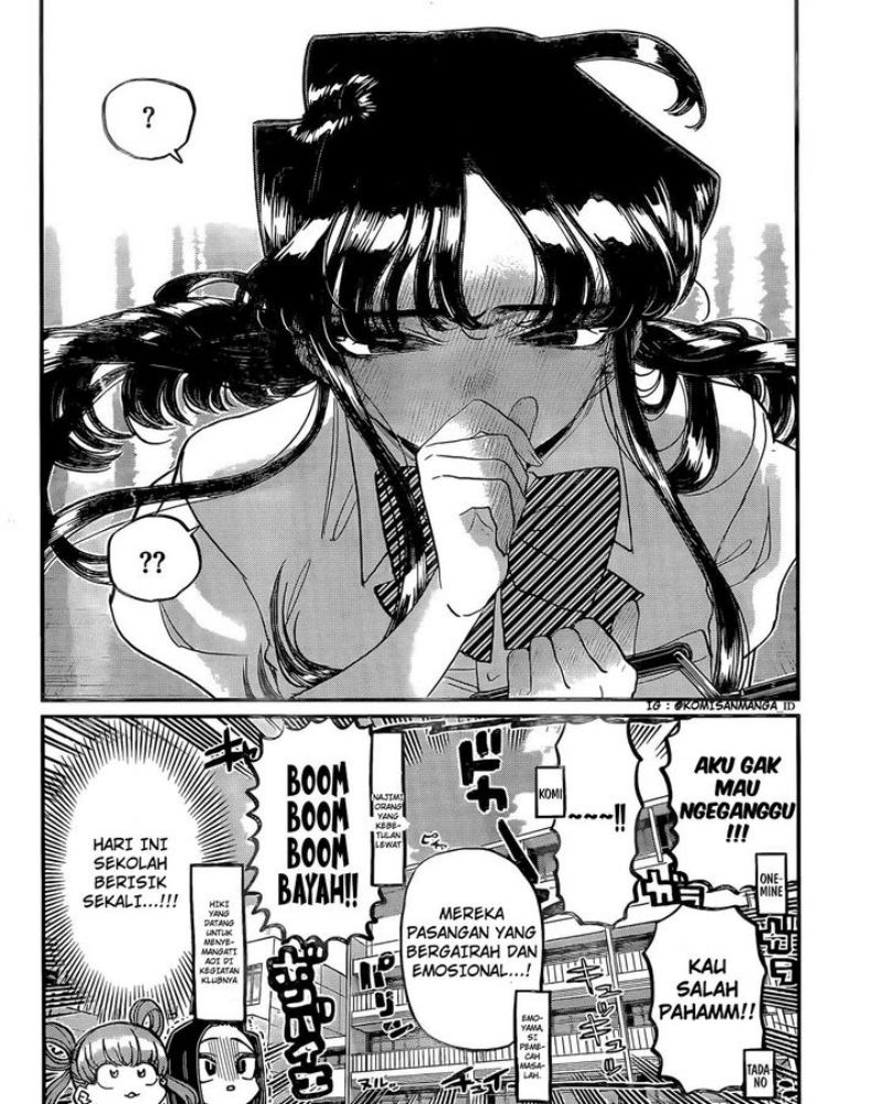 Komi-san wa Komyushou Desu. Chapter 395 Bahasa Indonesia