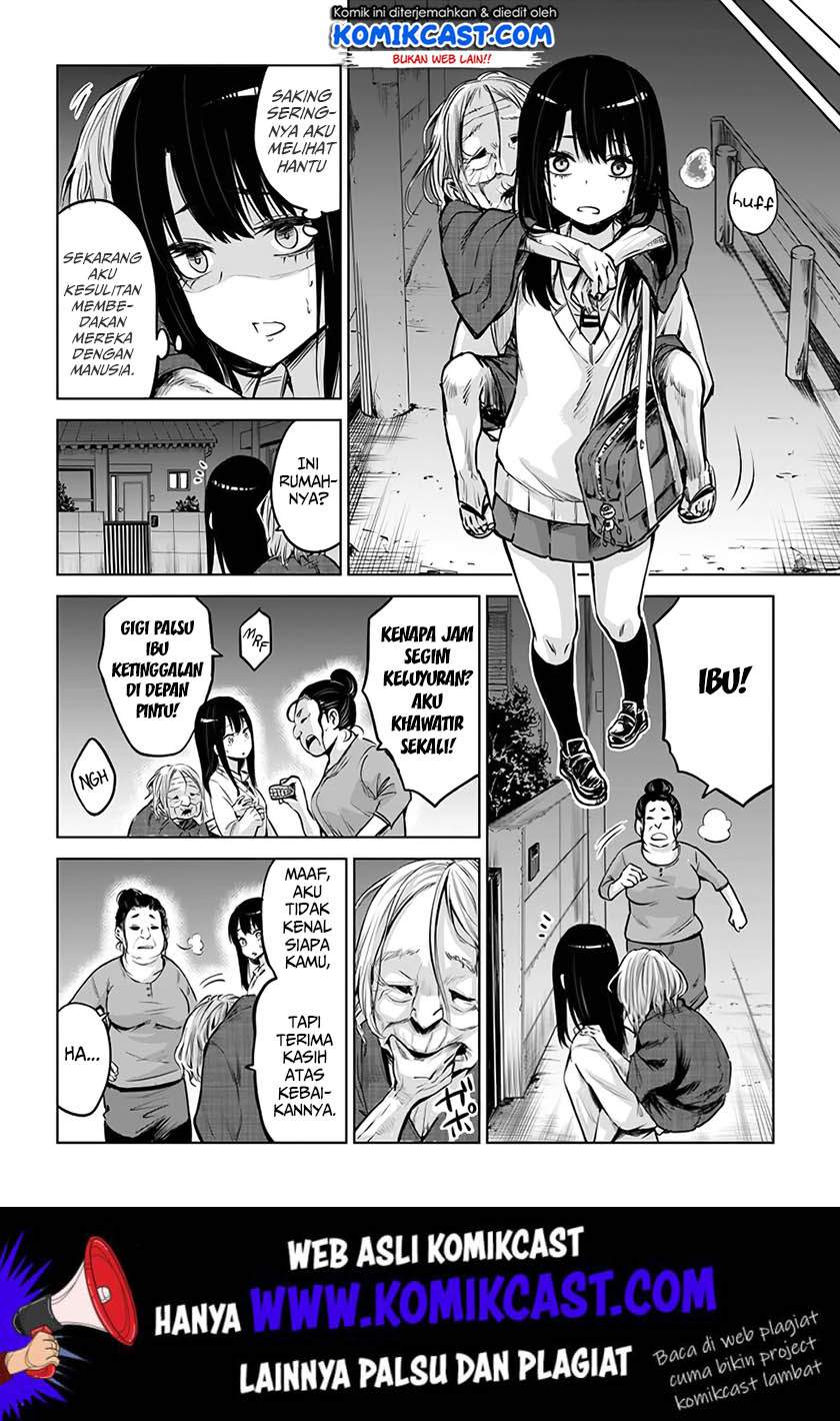The Girl Who See It (Mieruko-chan) Chapter 13 Bahasa Indonesia
