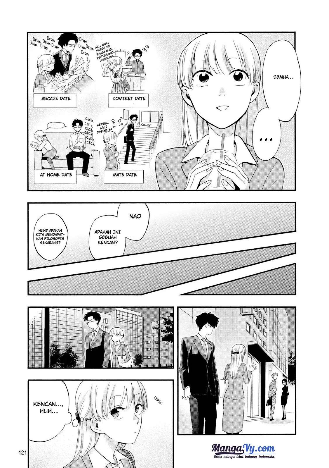 Wotaku ni Koi wa Muzukashii Chapter 13 Bahasa Indonesia