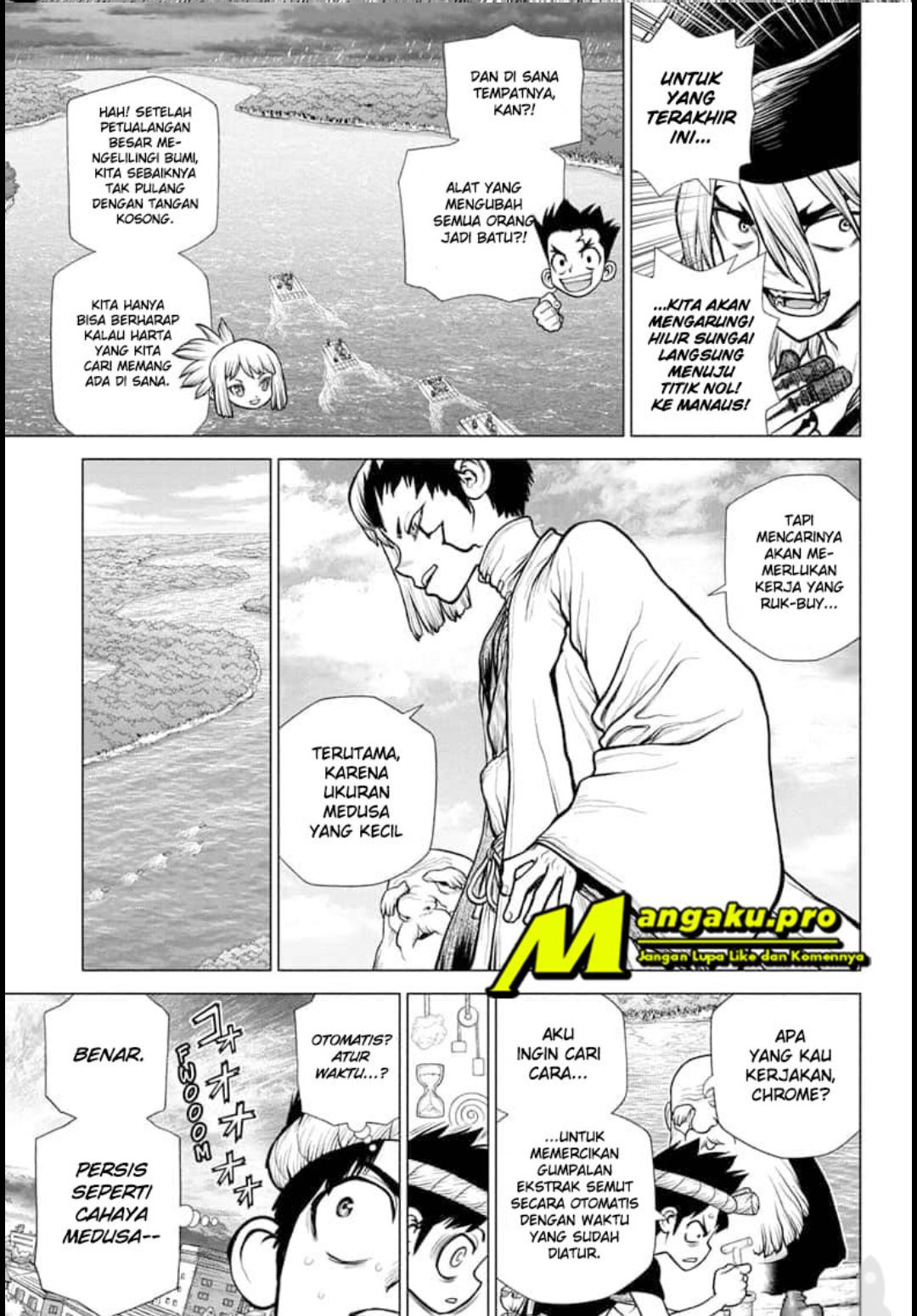 Dr. Stone Chapter 180 Bahasa Indonesia