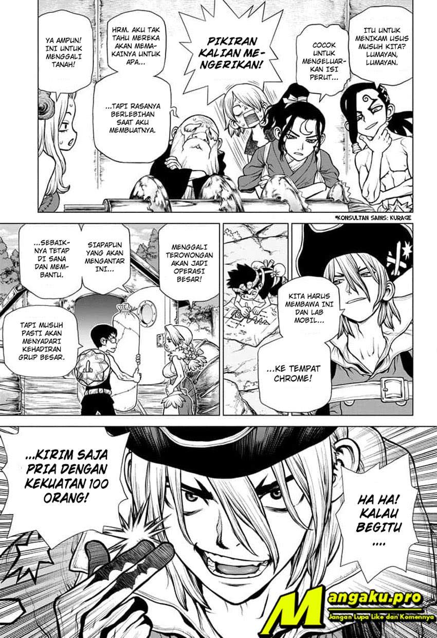 Dr. Stone Chapter 162 Bahasa Indonesia