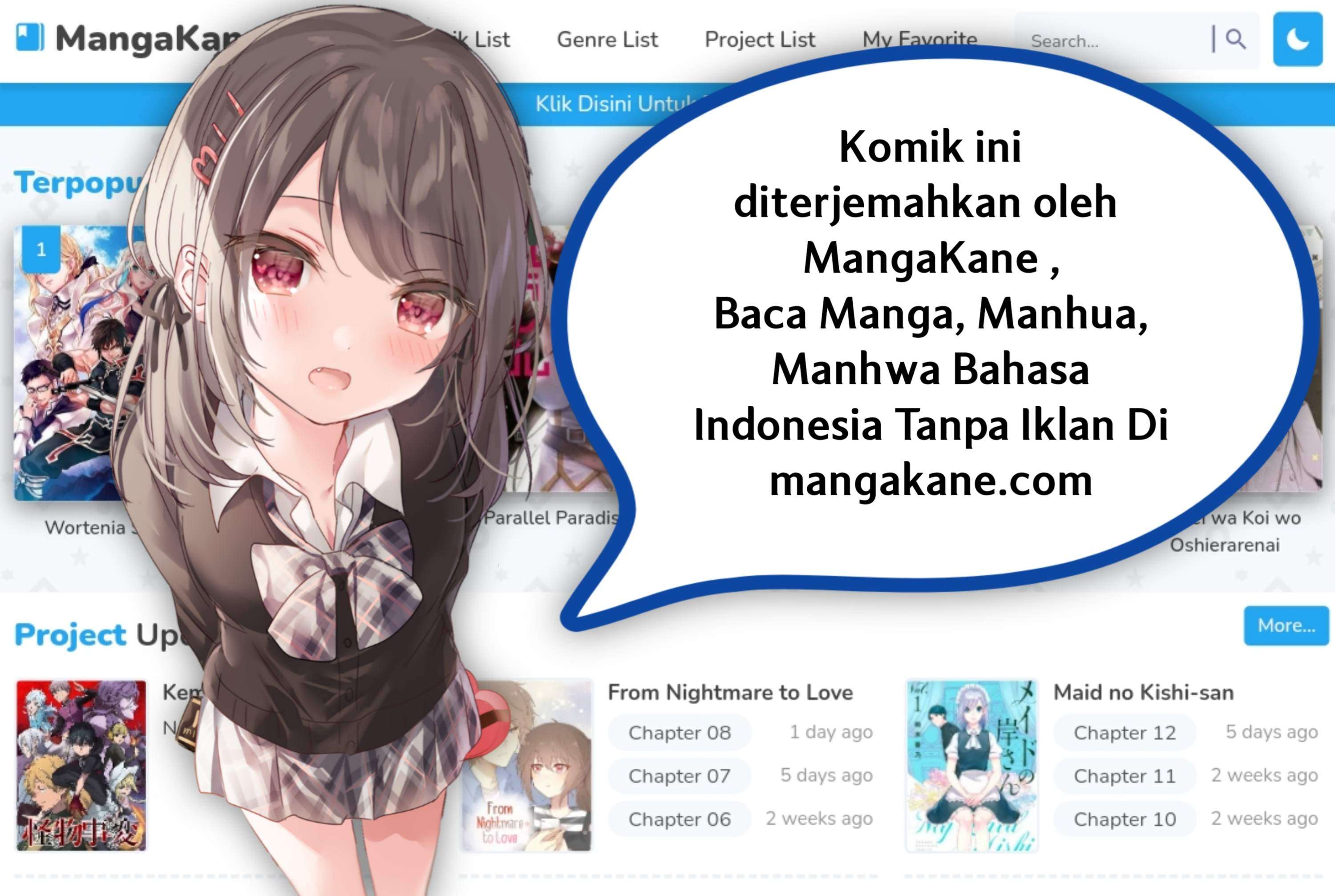 Hajimete no Suwa-san Chapter 01.1 Bahasa Indonesia