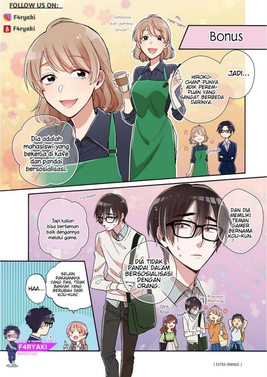 Wotaku ni Koi wa Muzukashii Chapter 54 Bahasa Indonesia