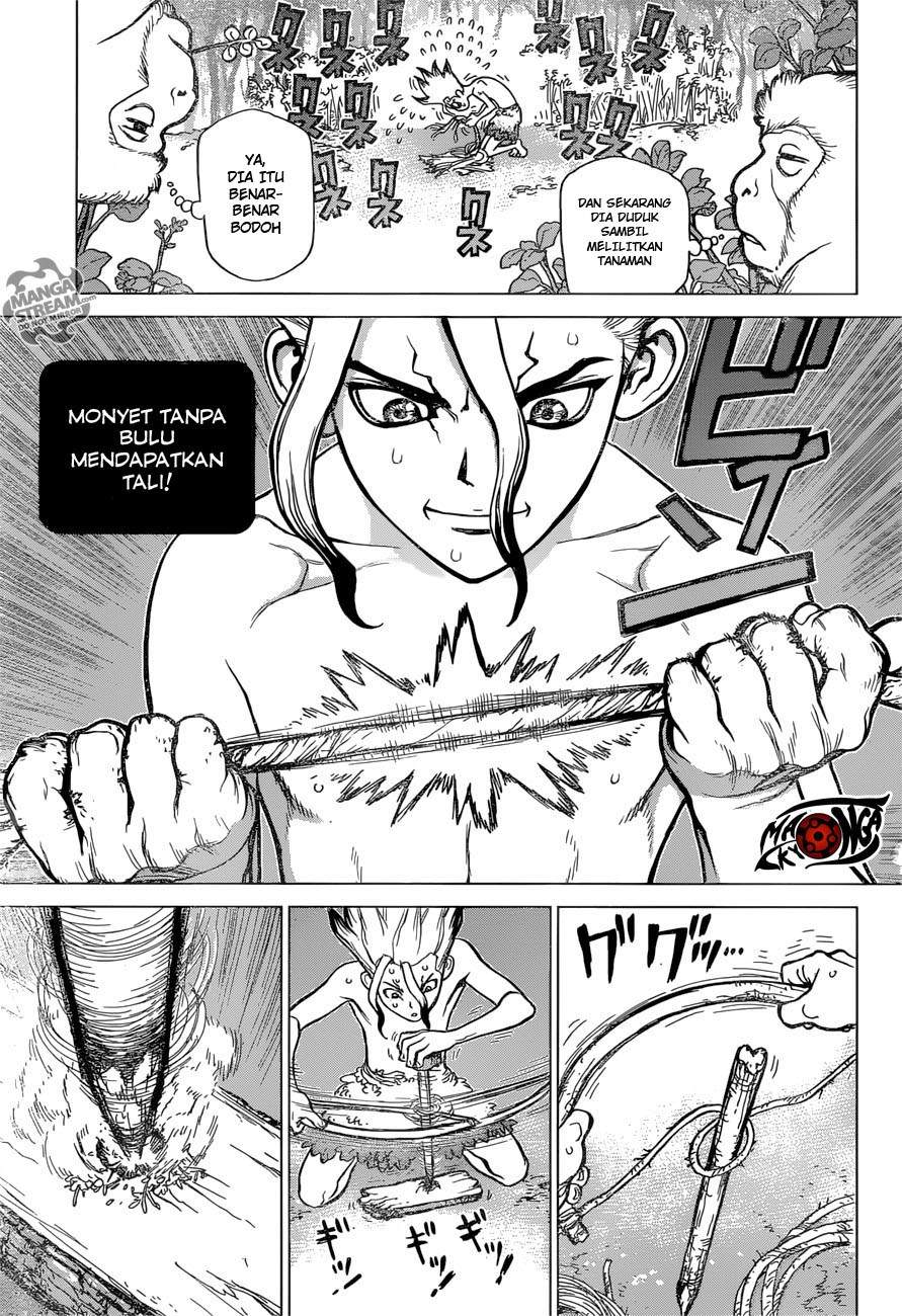 Dr. Stone Chapter 13 Bahasa Indonesia