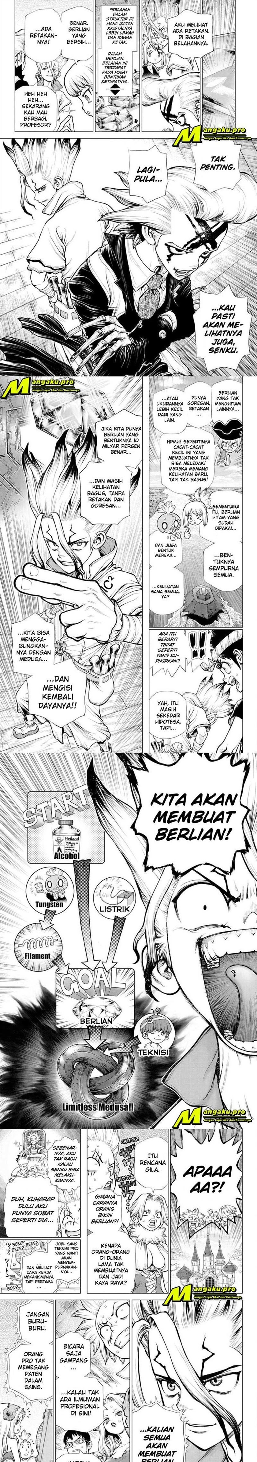 Dr. Stone Chapter 182 Bahasa Indonesia