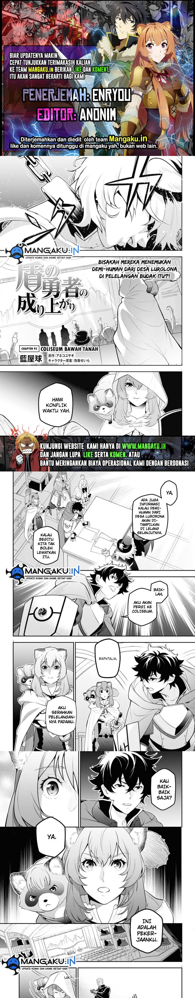 Tate no Yuusha no Nariagari Chapter 95.1 Bahasa Indonesia