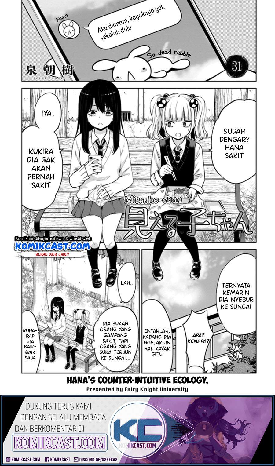 The Girl Who See It (Mieruko-chan) Chapter 31 Bahasa Indonesia