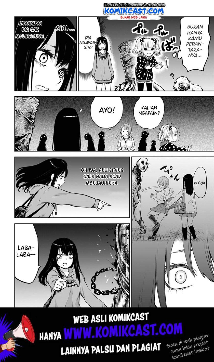 The Girl Who See It (Mieruko-chan) Chapter 14.2 Bahasa Indonesia