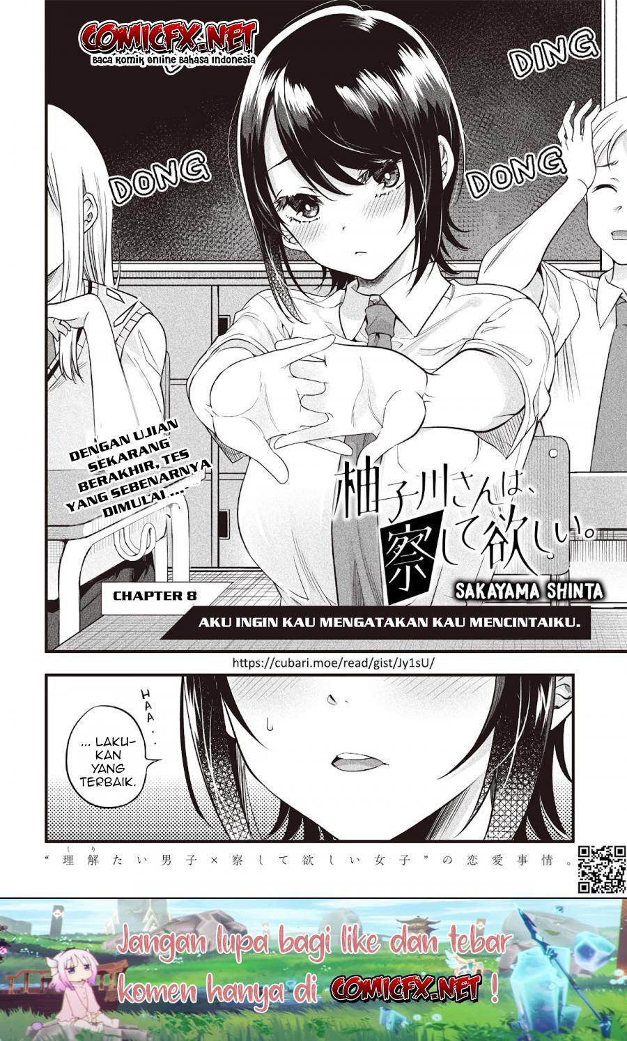 Yuzukawa-san wa, Sasshite Hoshii. Chapter 08 Bahasa Indonesia