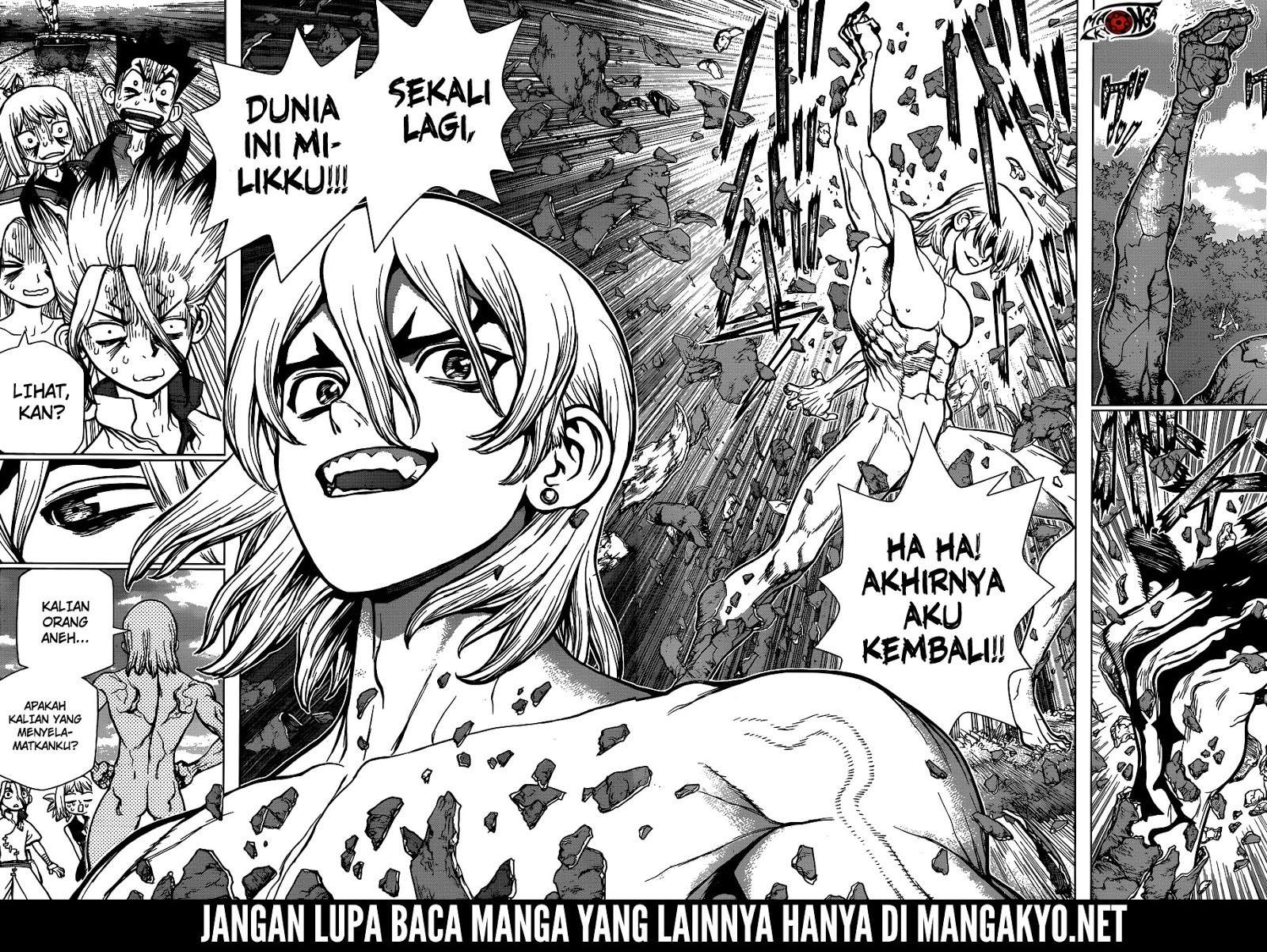 Dr. Stone Chapter 85 Bahasa Indonesia