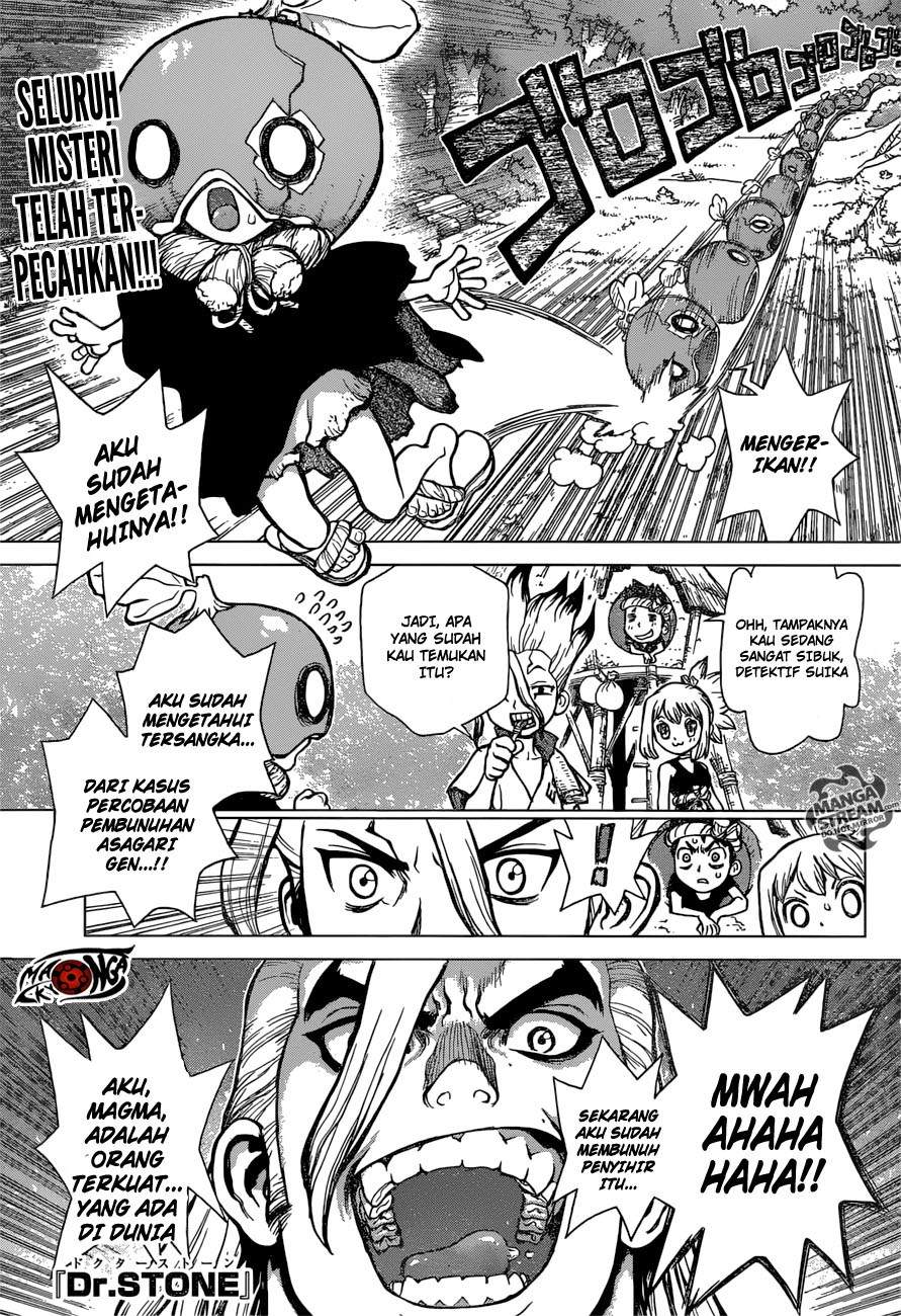 Dr. Stone Chapter 27 Bahasa Indonesia